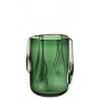 Ваза J-Line, Зелёный цвет, 18.5 x 18.5 x 22 см