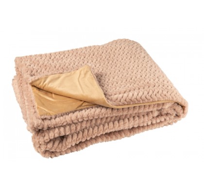 Плед J-Line, Коричневый цвет, 130 x 180 x 1 см