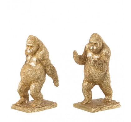 Держатель книг J-Line, комплект из 2 ед., Золотой цвет