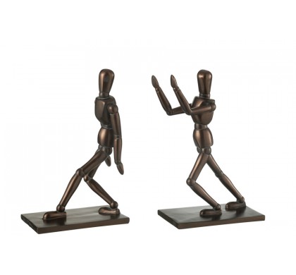 Держатель книг J-Line, комплект из 2 ед., 18 x 11.5 x 28.5 см