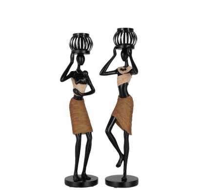 Подсвечники J-Line, в ассортименте, 13.5 x 12 x 47.5 см