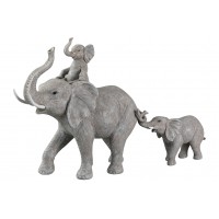 Декор J-Line, Серый цвет, 71.5 x 16 x 41.5 см