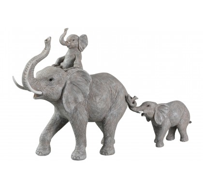 Декор J-Line, Серый цвет, 71.5 x 16 x 41.5 см