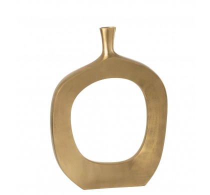 Ваза J-Line, Золотой цвет, 40 x 10 x 54.5 см