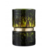 Ваза J-Line, Зелёный цвет, 16 x 16 x 23.5 см