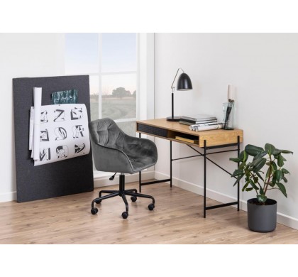 Стул Brooke Actona, Велюр, Серый цвет