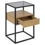 Тумбочка Actona Randolf Дымчатый цвет 40x35x60 см