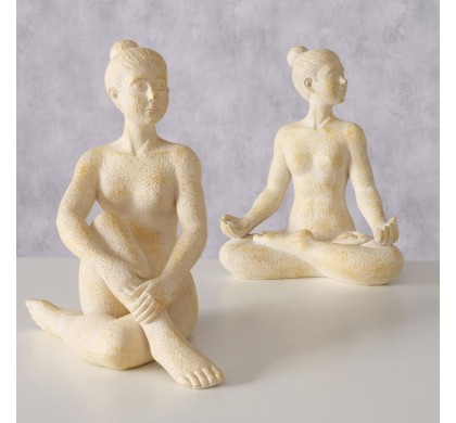 Фигура Boltze Yoga Бежевый цвет 20 см